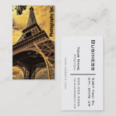 Carte De Visite Affichage de photographie (Devant / Derrière)