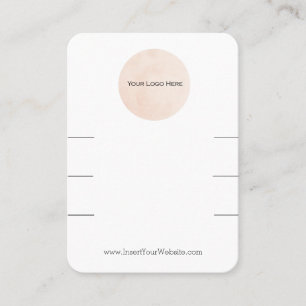 Carte De Visite Affichage de votre Élastique à cheveux Logo Scrunc
