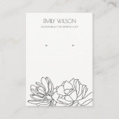 CARTE DE VISITE AFFICHAGE DESERT CACTUS SUCCULENT (Devant)