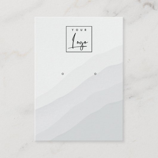 Carte De Visite Affichage du logo de l'oreille Abstraite blanche g (Devant)