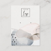 Carte De Visite Affichage du logo de l'oreille du collier d'aquare (Devant)