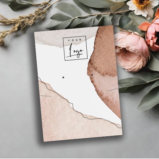 Carte De Visite Affichage du logo de l'oreille du collier d'aquare