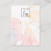 Carte De Visite Affichage du logo de l'oreille du collier d'aquare (Devant)