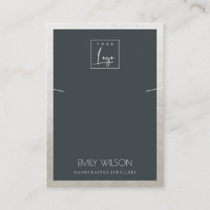 CARTE DE VISITE AFFICHAGE DU LOGO DU LOGO DE LA FRONTIÈRE EN ARGEN