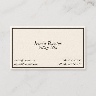 Carte De Visite Affiche cartonnée publicitaire dans les moyens de