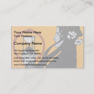 Carte De Visite Affiche de Koloman Moser- pour le calendrier de