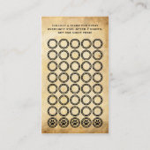 Carte De Visite affiche de la chaise (Dos)