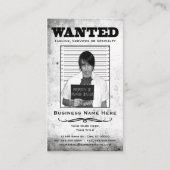 Carte De Visite affiche recherchée (Devant)