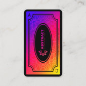 Carte De Visite Affirmations abstraites (Devant)