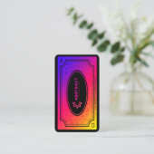 Carte De Visite Affirmations abstraites (Debout devant)