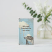 Carte de visite affligé de conception graphique (Debout devant)