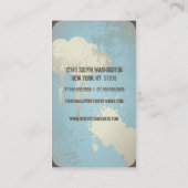 Carte de visite affligé de conception graphique (Dos)