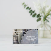 Carte De Visite Affûtage de lame de scierie (Debout devant)