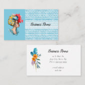 Carte de visite africain de femme (Devant / Derrière)