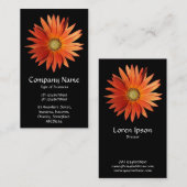 Carte De Visite Africain - Noir (Devant / Derrière)