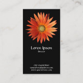 Carte De Visite Africain - Noir (Dos)