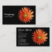 Carte De Visite Africain - Noir (Devant / Derrière)