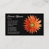 Carte De Visite Africain - Noir (Dos)