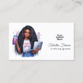 Carte De Visite African American Crafting Queen Ararming Empowerme (Devant)