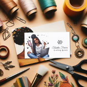 Carte De Visite African American Crafting Queen Inspirational