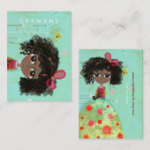 Carte de visite afro-américain (Devant / Derrière)