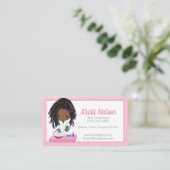 Carte de visite afro-américain de technologie de l (Debout devant)