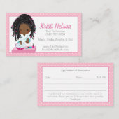 Carte de visite afro-américain de technologie de l (Devant / Derrière)