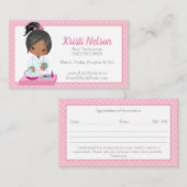 Carte de visite afro-américain de technologie de l (Devant / Derrière)