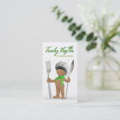 Carte De Visite Afrocentric "chef frais" : Restauration de Bistros (Debout devant)