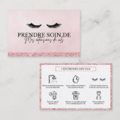 CARTE DE VISITE AFTERCARE CILS (Devant / Derrière)