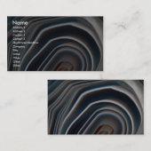 Carte De Visite Agate du Botswana (Devant / Derrière)