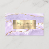 carte de visite Agate lavande (Devant)