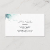 Carte De Visite Agate Motif moderne en marbre (Dos)