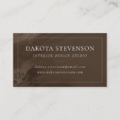 Carte De Visite Agate rouge cristallisée | Ruby Crimson en pierre  (Dos)