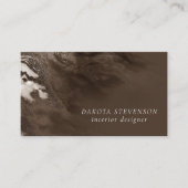 Carte De Visite Agate rouge cristallisée | Ruby Crimson en pierre  (Devant)