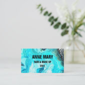 Carte De Visite Agate Stone Motifs Abstrait Classy Élégant Salon (Debout devant)