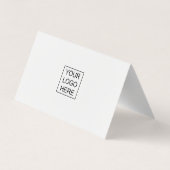 Carte De Visite Agate Turquoise et Or (Dos)