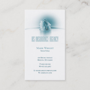 Carte De Visite Agence d'assurance professionnelle HS   Sécurité