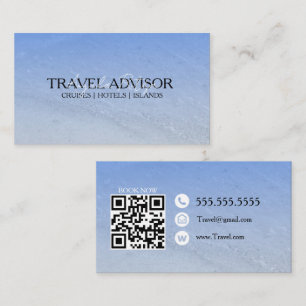 Carte De Visite Agence de conseil en voyages Îles