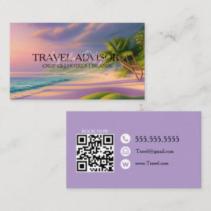 Carte De Visite Agence de conseil en voyages Îles