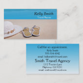 Carte De Visite Agence de planification des voyages (Devant / Derrière)