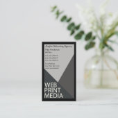 Carte De Visite Agence de publicité (Debout devant)