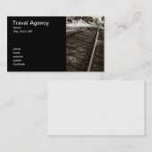 Carte De Visite Agence de Traval (Devant / Derrière)