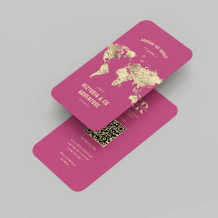 Carte De Visite Agence de Visite Moderne Planificateur de Voyage C