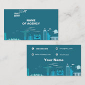 Carte De Visite Agence de voyage (Devant / Derrière)