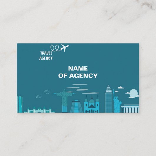 Carte De Visite Agence de voyage (Devant)