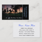 Carte De Visite Agence de voyages (Devant / Derrière)