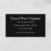 Carte De Visite Agence de voyages (Dos)