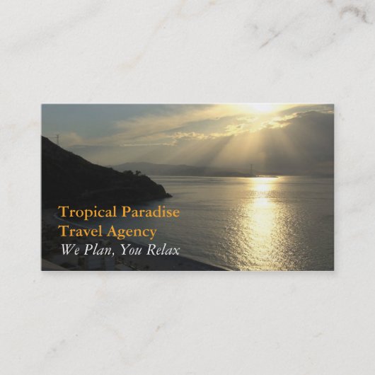 Carte De Visite Agence de voyages (Devant)