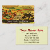 Carte De Visite Agence de voyages (Devant / Derrière)